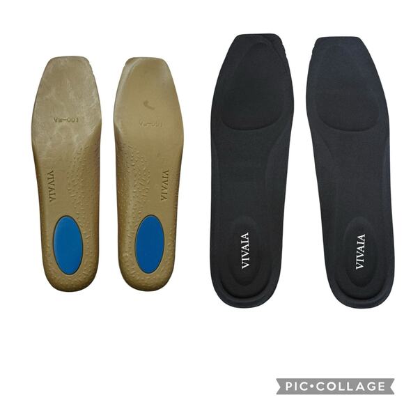 Vivaia Margot Square Toe V Cut Flats Women's 41.5 (US 10) Black Knit EXCELLENT - Picture 11 of 14